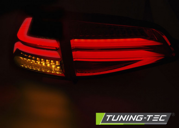 Voll LED Lightbar Design Rückleuchten für VW Golf 7 (VII) 13-17 rot/rauch